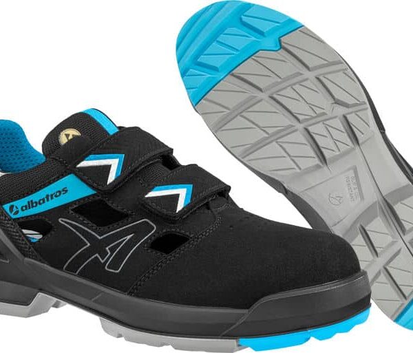 Albatros FORGE AIR BLACK/BLUE XW LOW S1 ESD FO SR Vabaaja- ja tööjalanõud | Turvajalanõud | Tööturvalisus