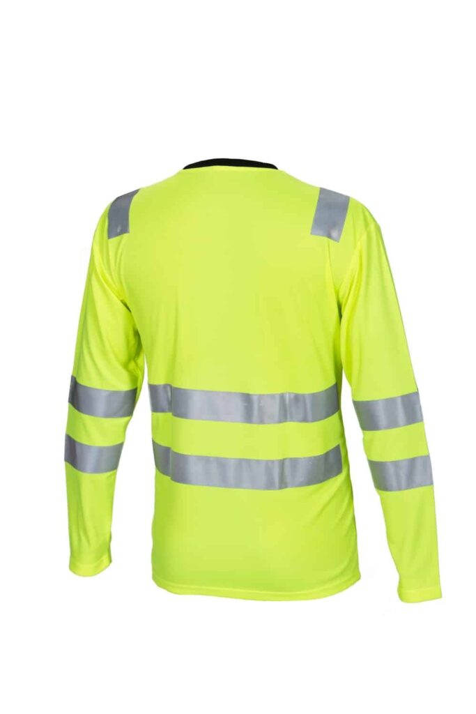 Pikkade varrukatega kollane kõrg nähtav särk - foto 2