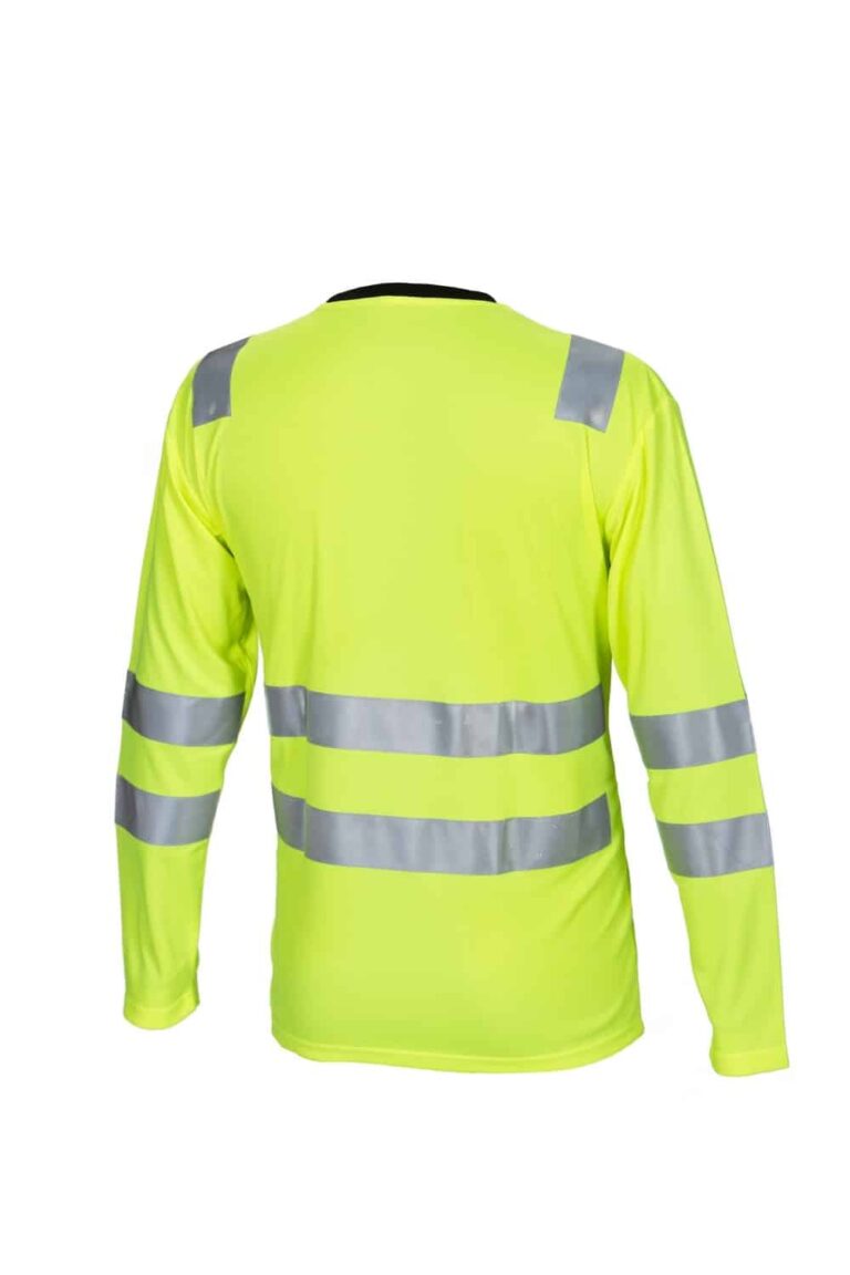 Pikkade varrukatega kollane kõrg nähtav särk - foto 2