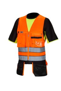 Vest Priha Hi-Vis Ripptaskutega