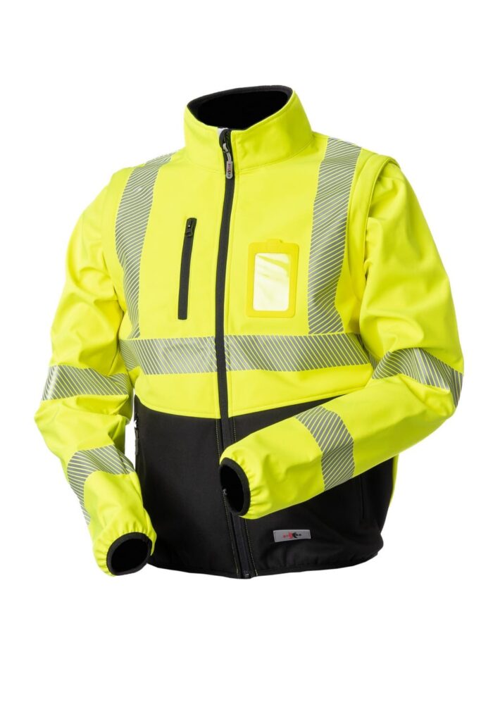 Fliis Priha Hi-Vis SoftShell Pusa