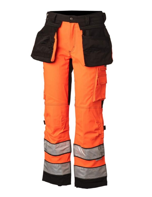 Tööpüksid Priha Ripptaskutega Hi-Vis STRETCH