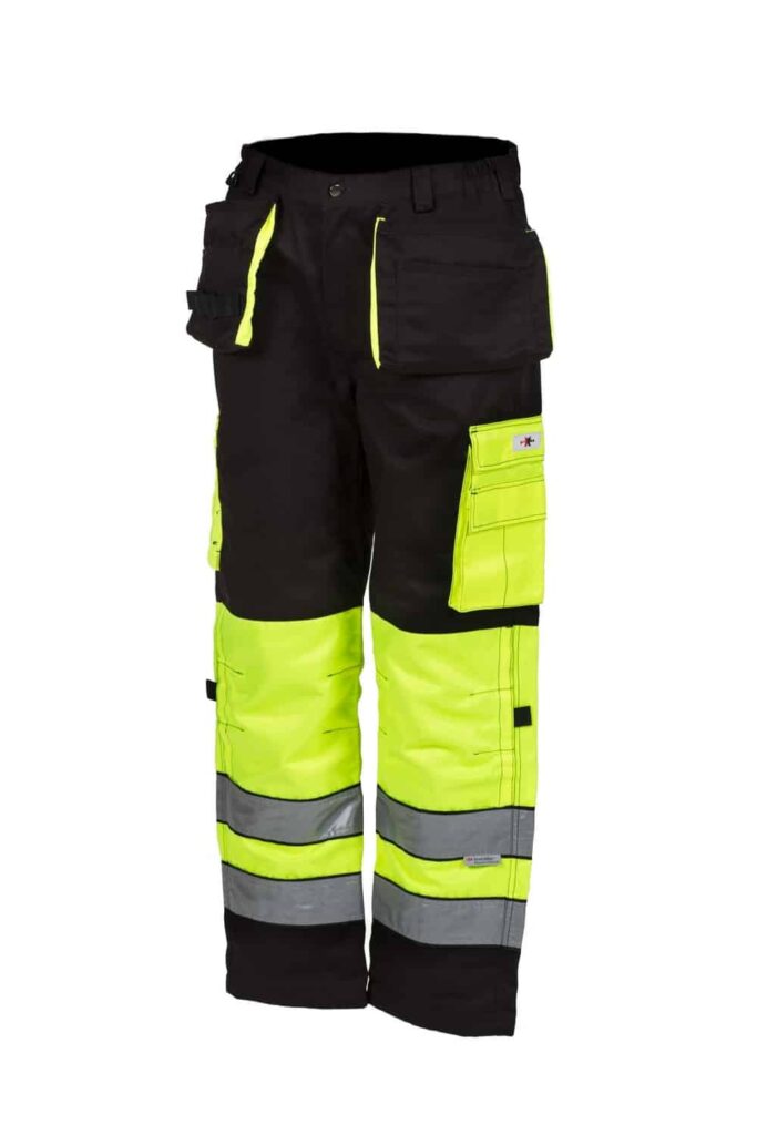 Tööpüksid Priha Ripptaskutega Hi-Vis