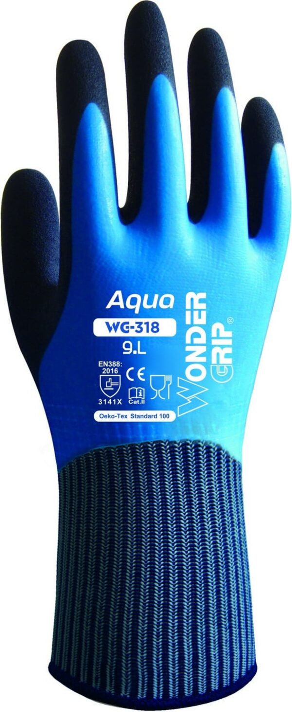Wonder Grip 318 Aqua Veekindel Kaitsekinnas