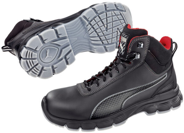 Puma Safety Condor Mid S3L ESD turvajalatsid – poolkõrged vastupidavad nahast tööjalatsid