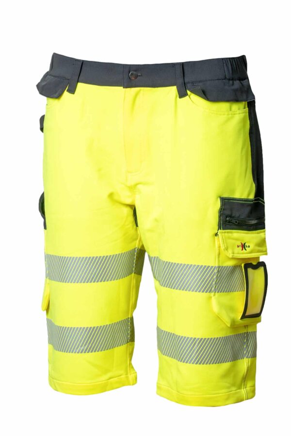 Tööpüksid Priha Hi-Vis Strech Lühikesed